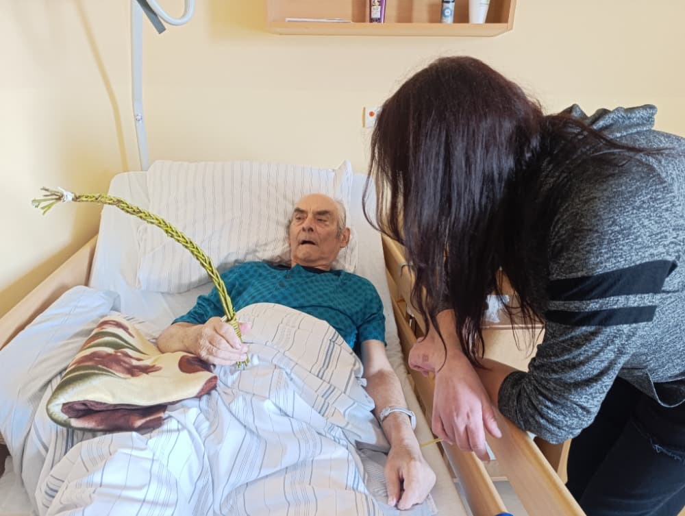 Pletení pomlázek + velikonoční stromky 1