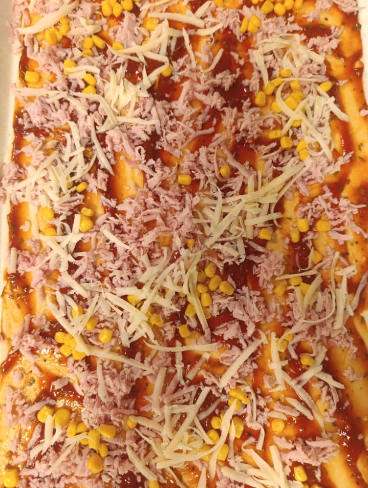 Pizza koláč, rumové kuličky 13