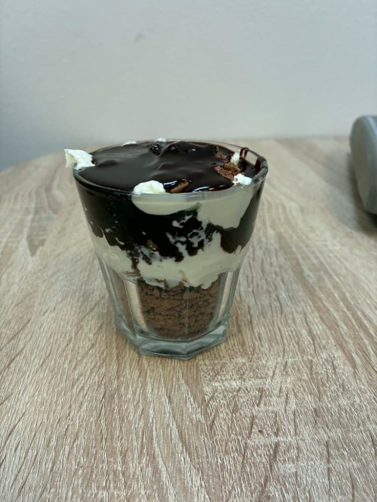 Míša dezert ve skleničce🤎